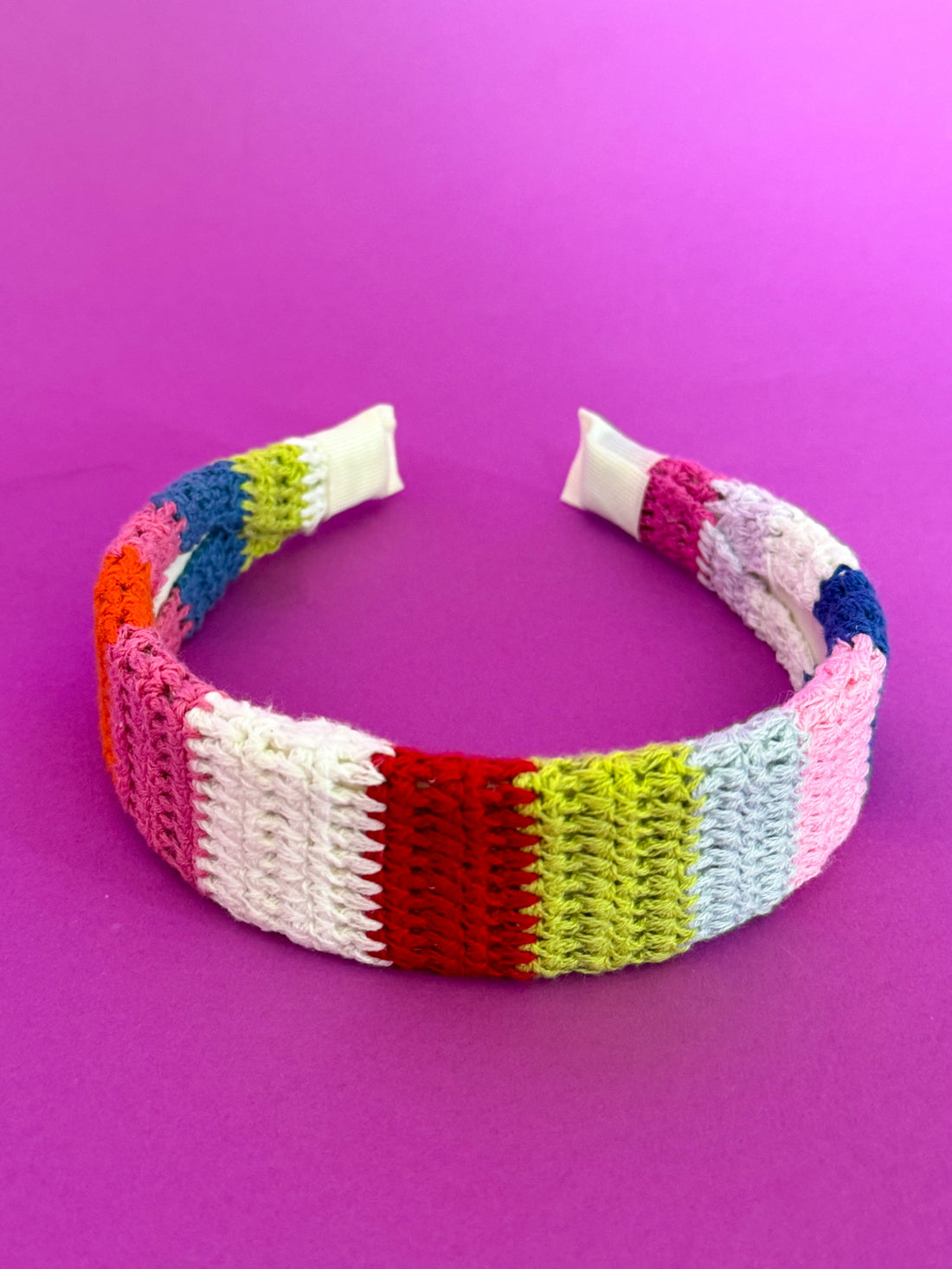 Autumn Stripes Knit Headband