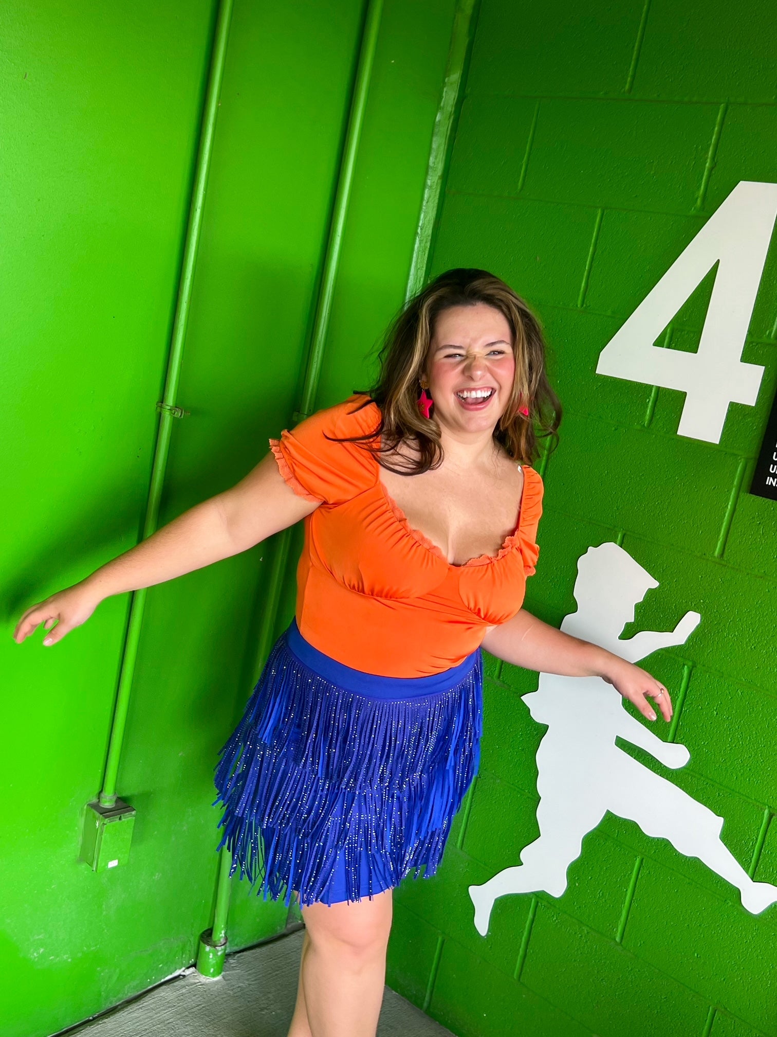 Sparks Fly Orange Top (S-3XL)