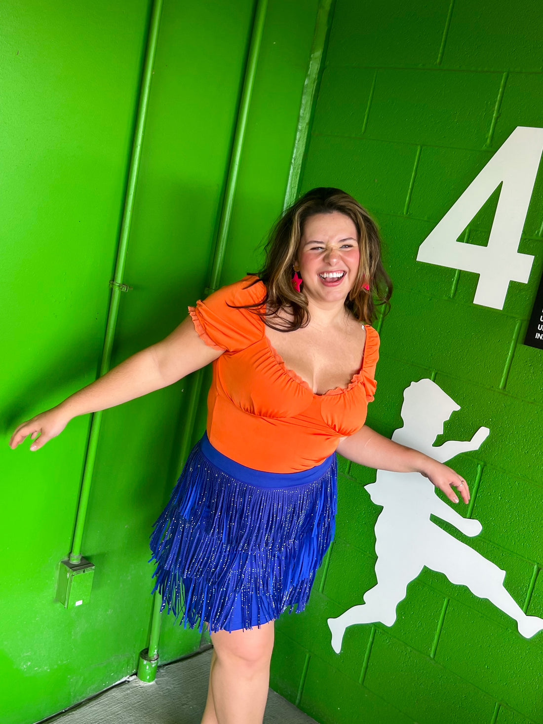 Sparks Fly Orange Top (S-3XL)