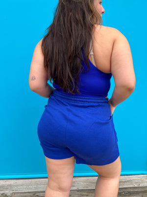 Blue Easy Breezy Lounge Shorts (S-3XL)