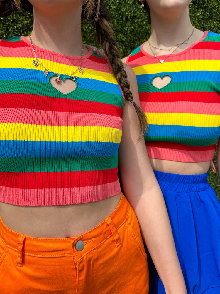 Summer Love Rainbow Tank (S-L)