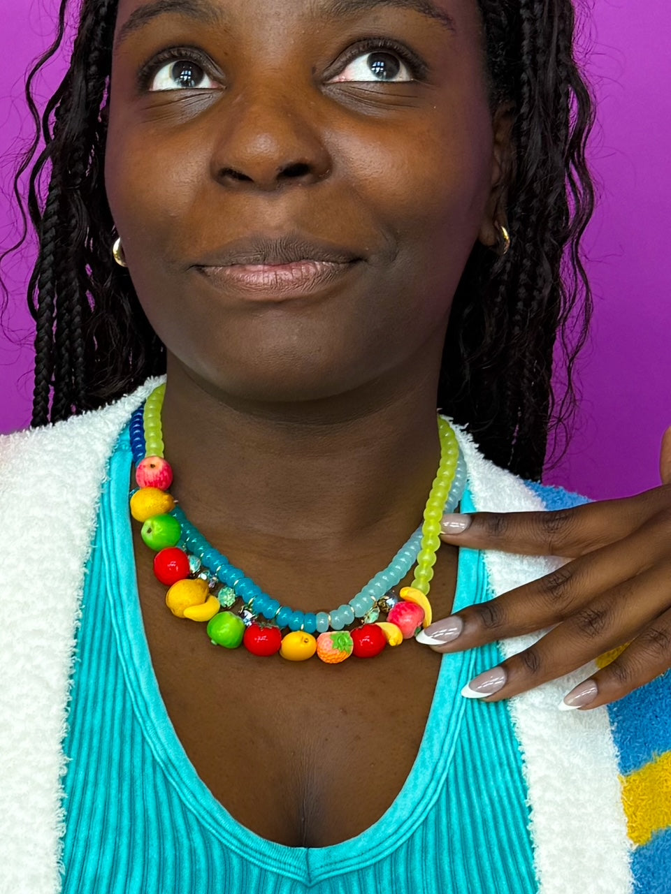 Fruit Snack Beaded Necklace