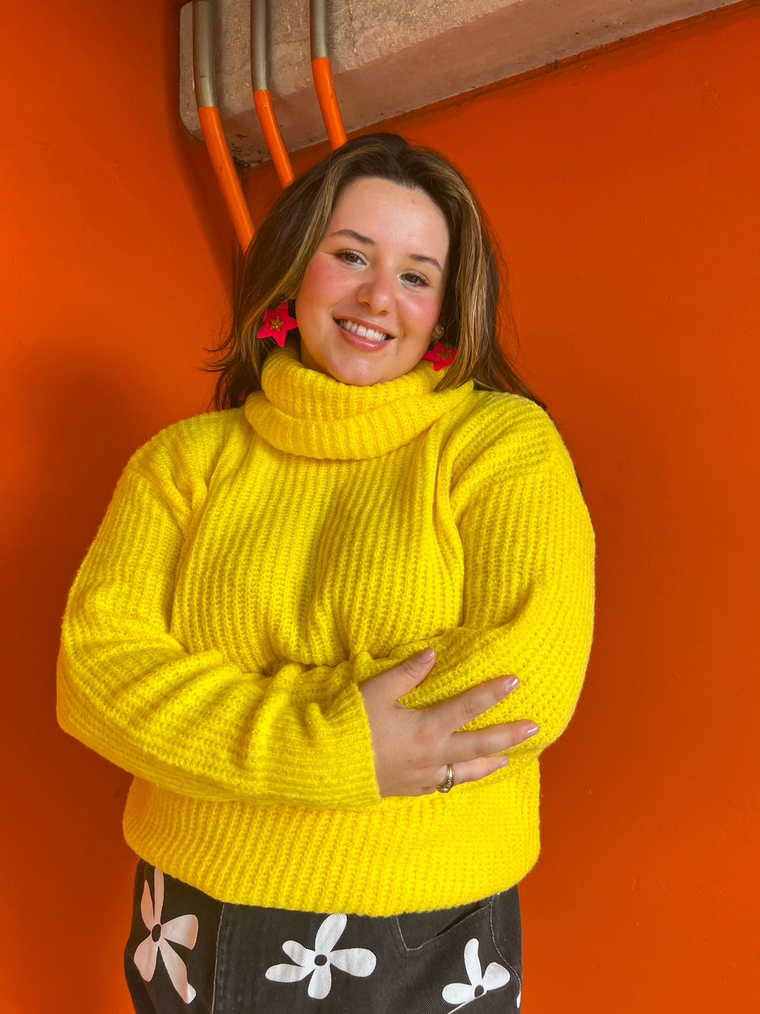 Sunshine on my Mind Turtleneck Sweater (S/M)
