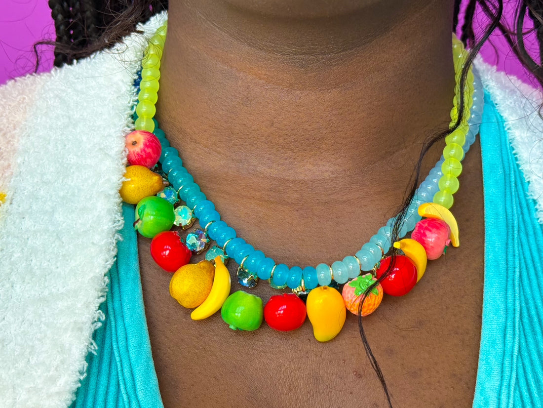 Fruit Snack Beaded Necklace