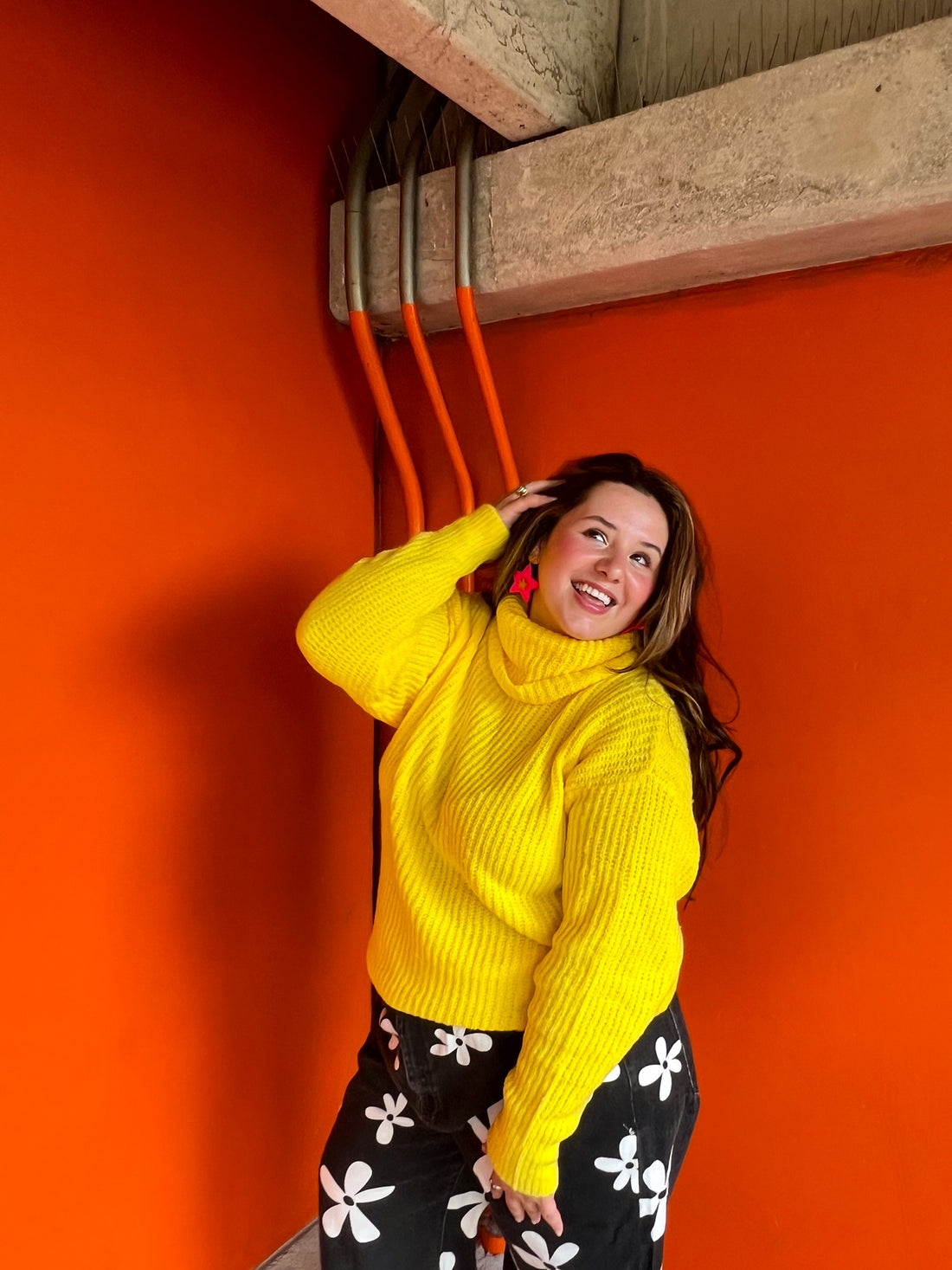 Sunshine on my Mind Turtleneck Sweater (S/M)