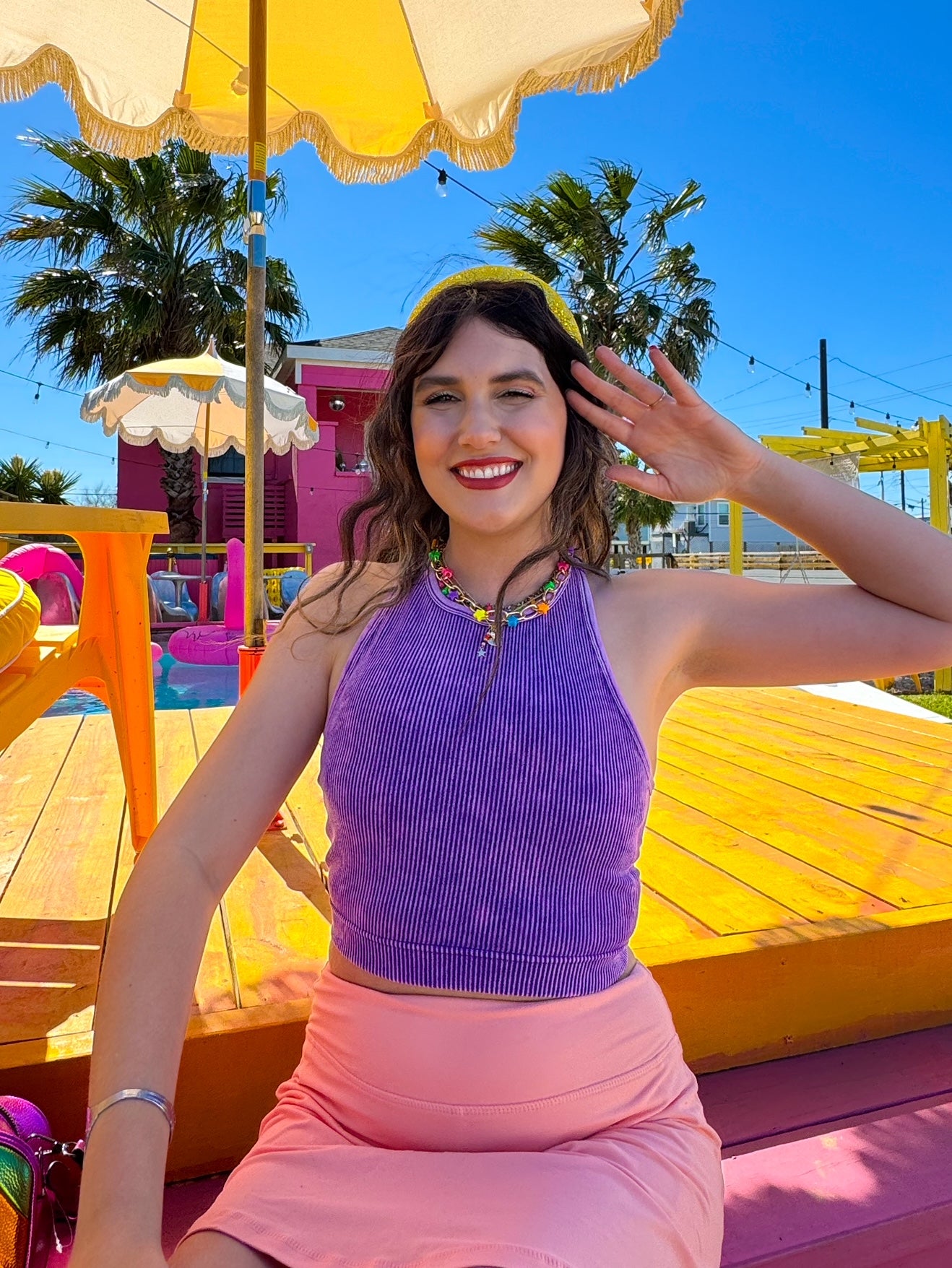 Mull it Over Purple Lounge Tank(S-XL)