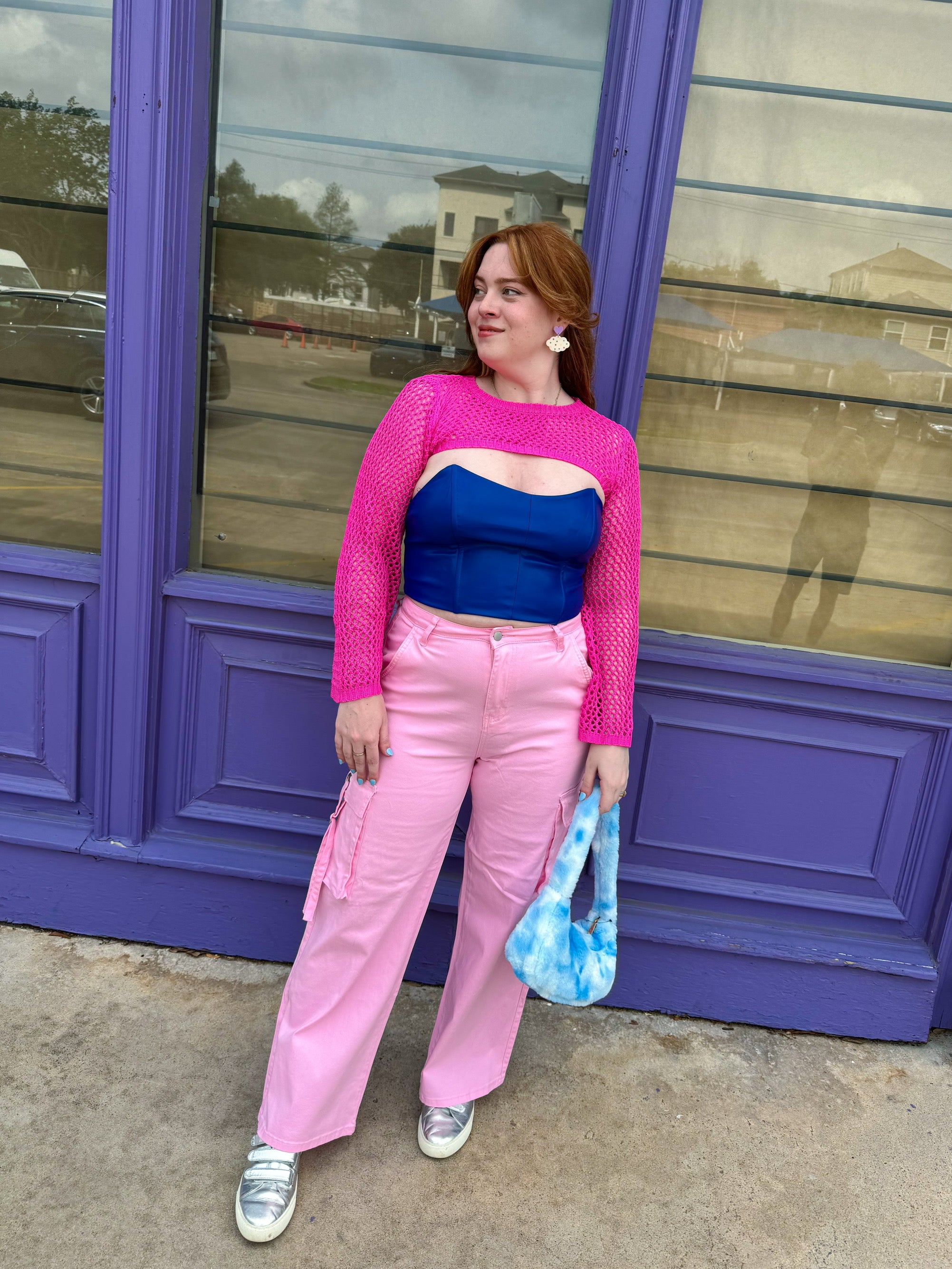 Baby Pink Cargos (S-3XL)