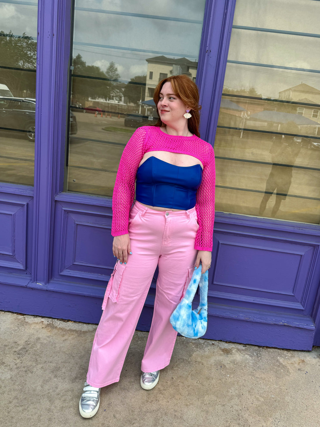 Baby Pink Cargos (S-3XL)