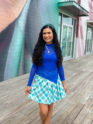 Frosted Fantasy Plaid Skirt (S-3XL)