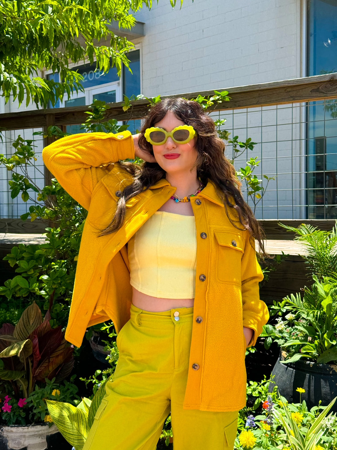 Mustard Yellow Shacket (S-3XL)