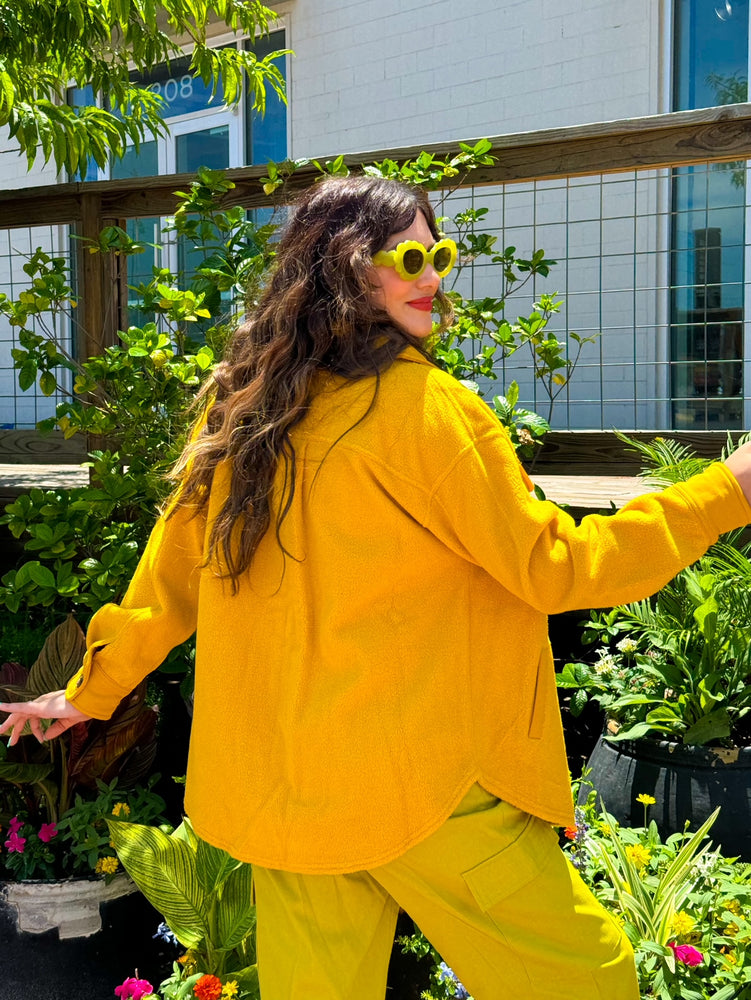 Mustard Yellow Shacket (S-3XL)