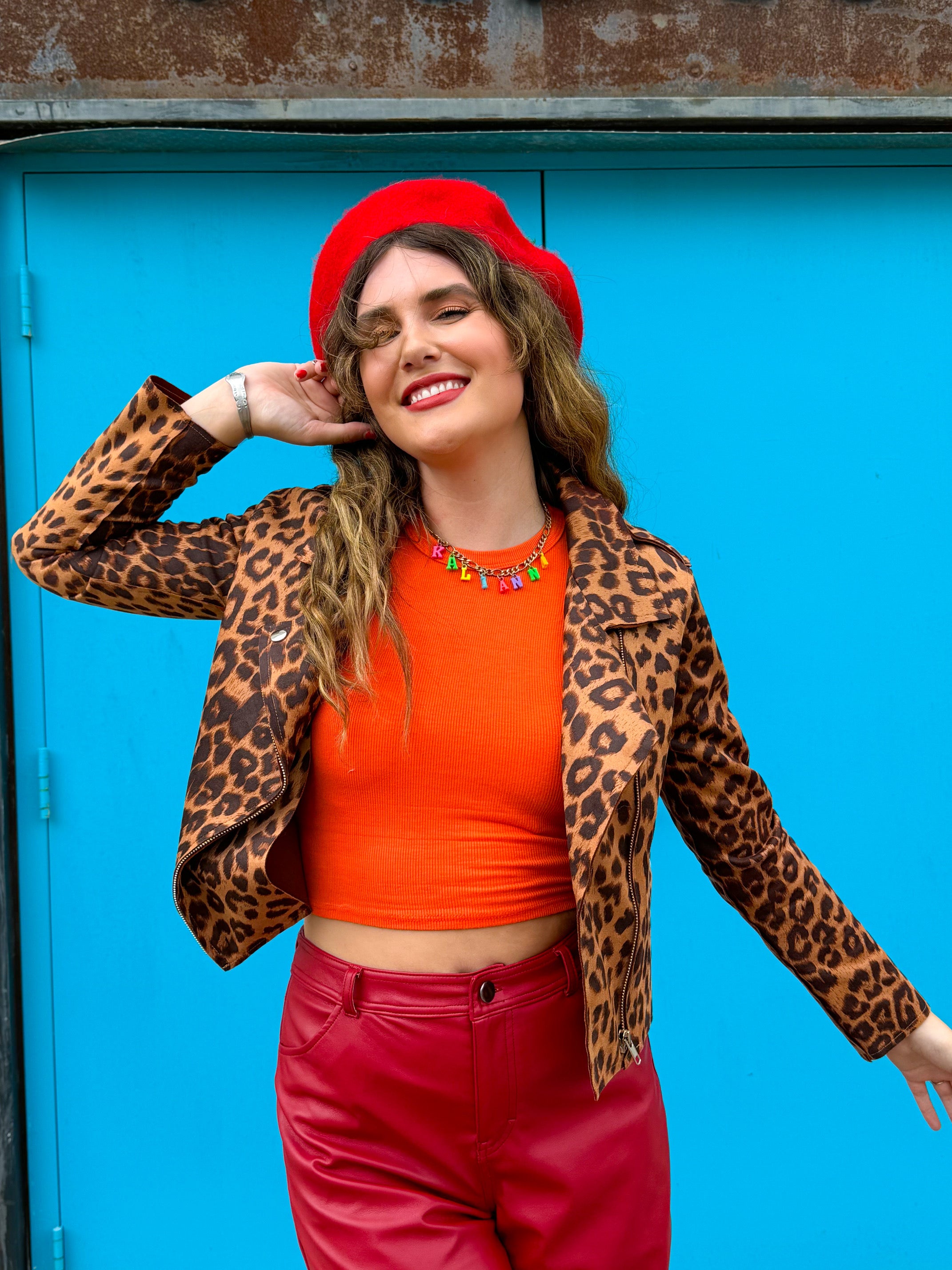 Weekend Getaway Cheetah Jacket (Small & Medium)