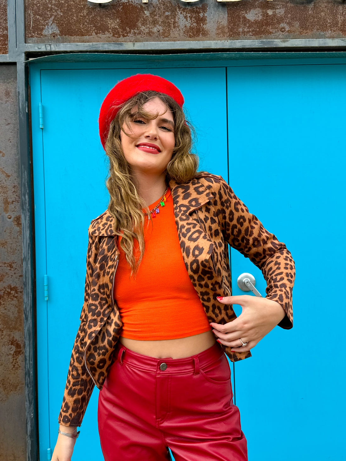 Weekend Getaway Cheetah Jacket (Small & Medium)