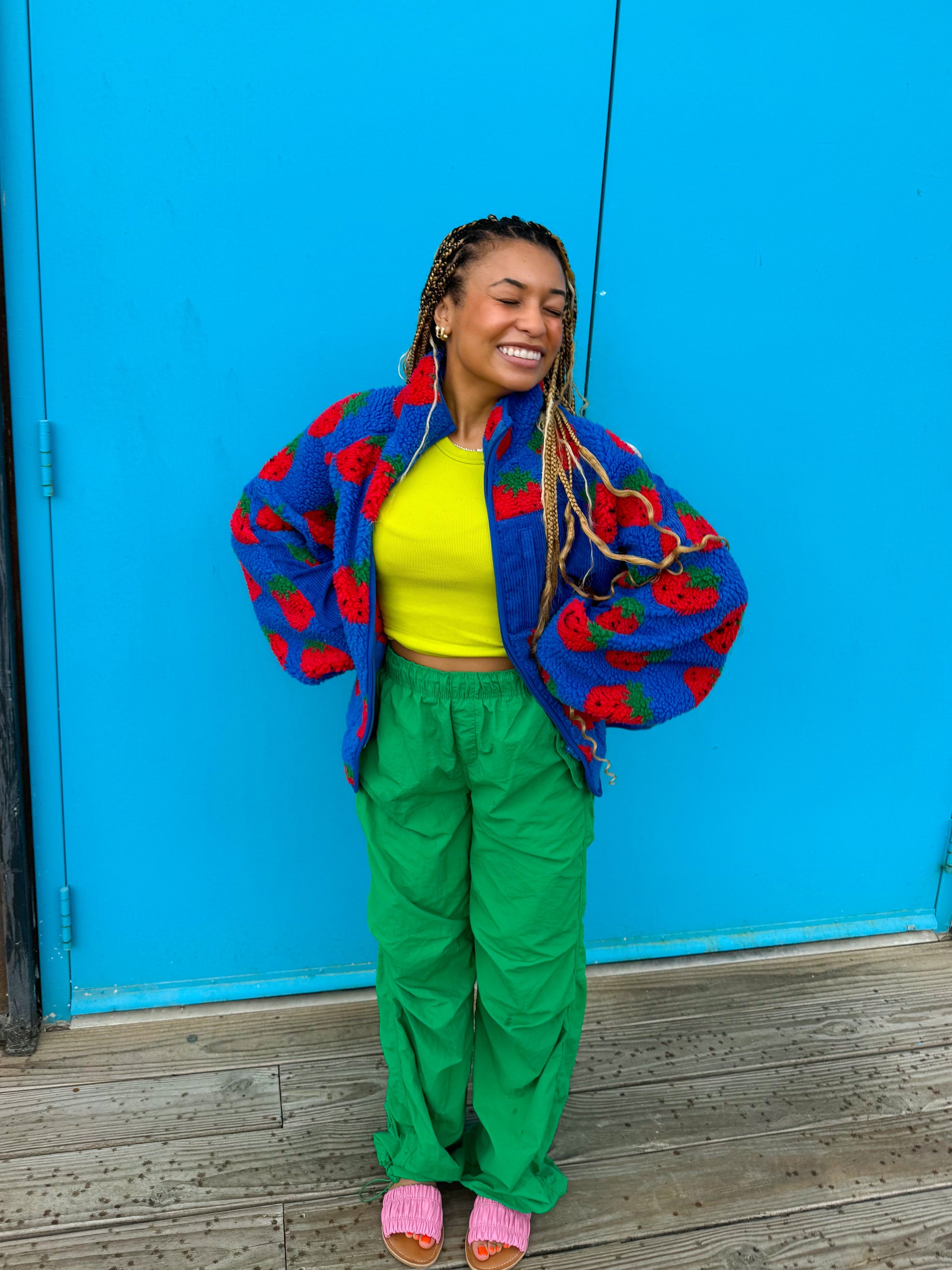 Green Parachute Pants (Large)