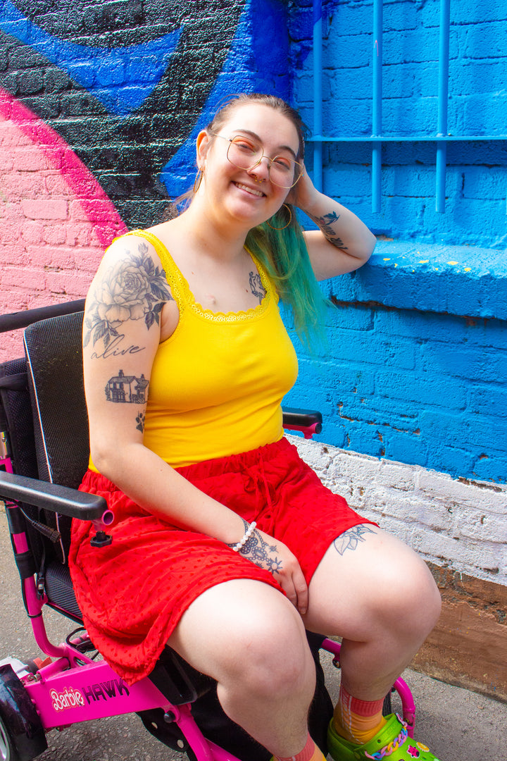 Sunshine Yellow Lace Bodysuit (S-3XL)