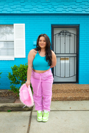 Spring Pink Jogger Sweatpants (S-3XL)