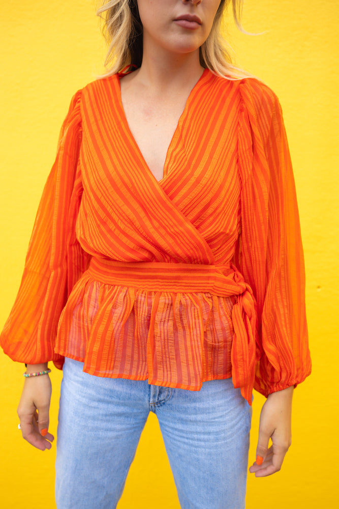 Pumpkin Season Blouse Top (S-L)