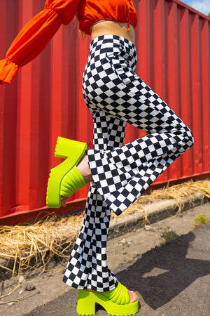 Snake Eyes Platforms in Lime Green