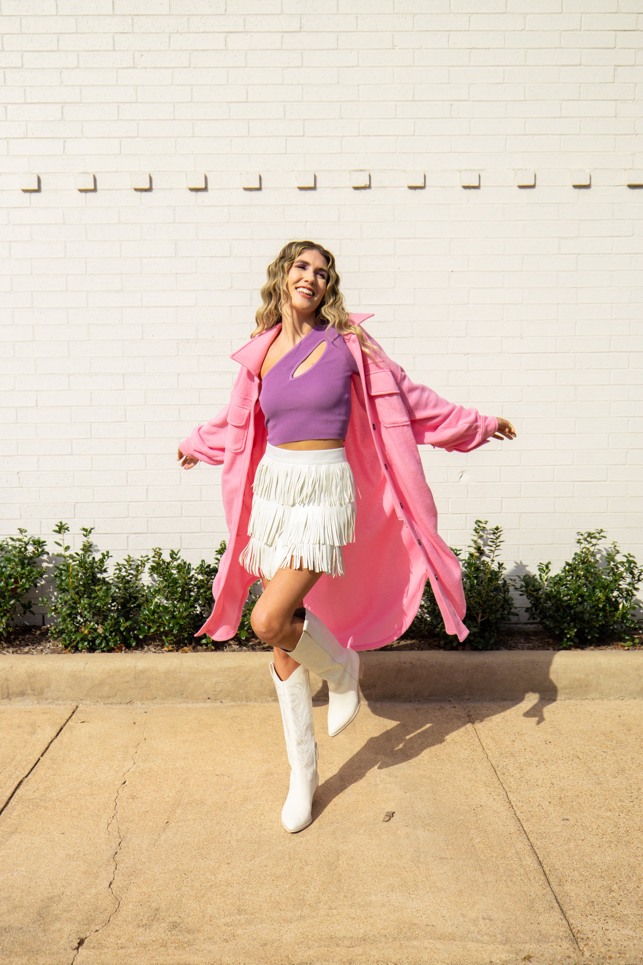 Catch You Later One Shoulder Top (S & M)