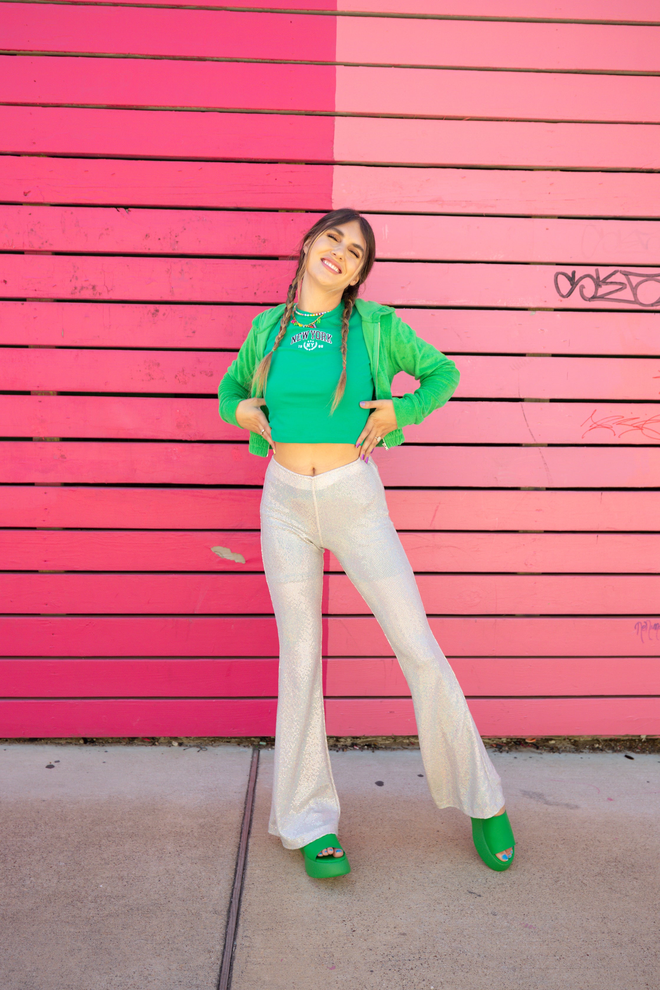 Reach for the Stars Sequin Flare Pants (S-3XL)