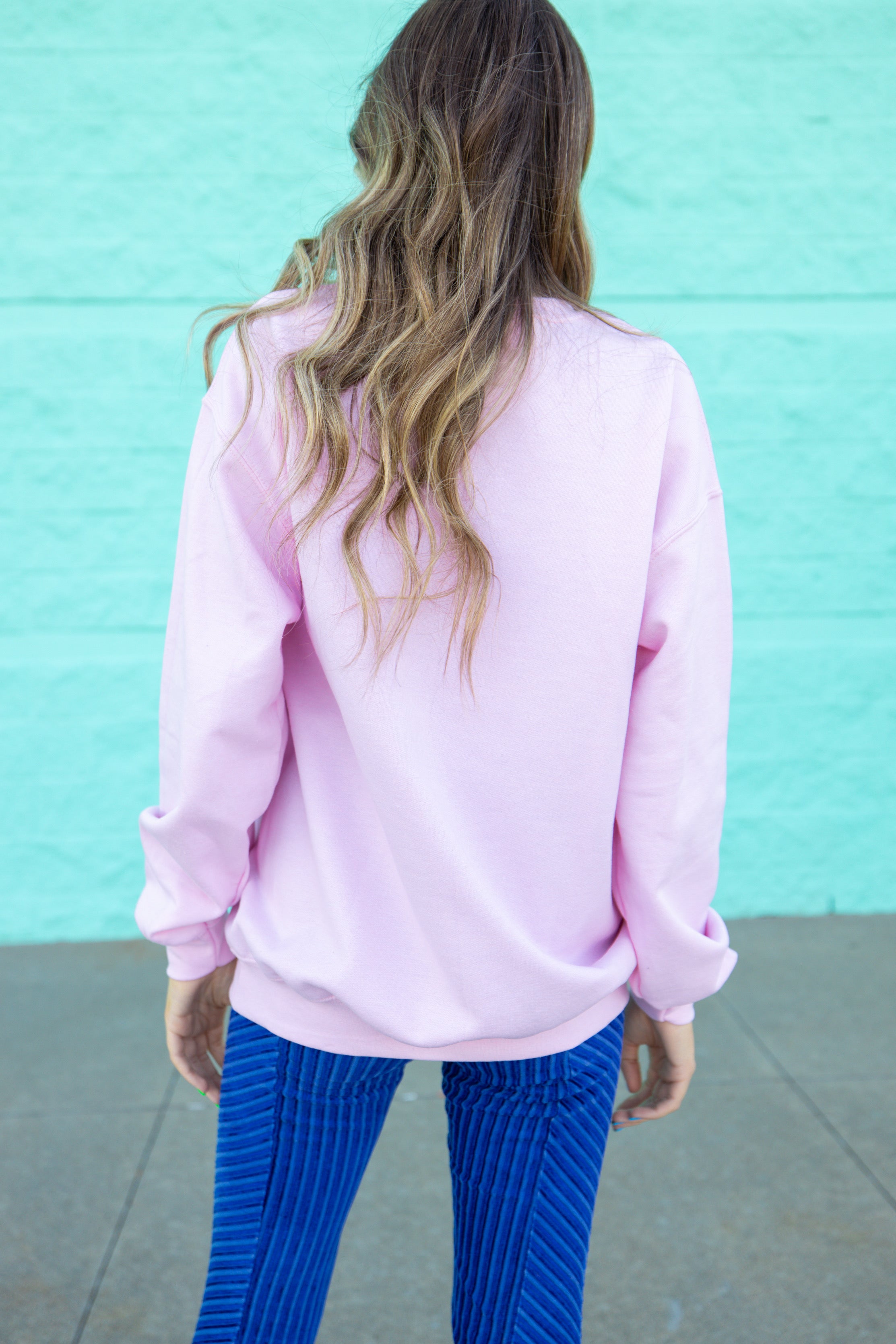 Smile On Me Pink Crewneck (S-L)