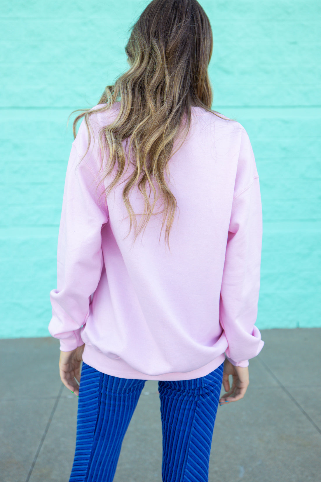 Smile On Me Pink Crewneck (S-L)