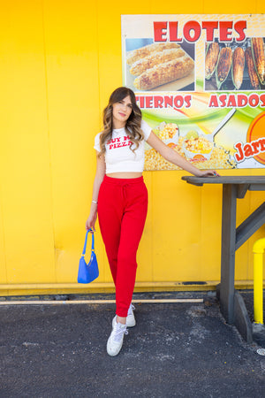 Bright Red Sweatpants (S-3XL)