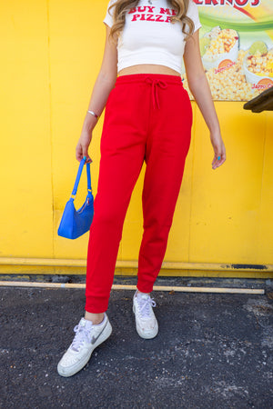 Bright Red Sweatpants (S-3XL)