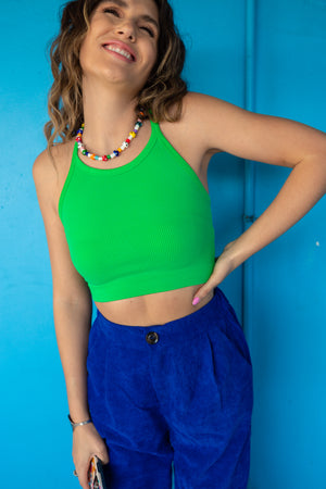 Bright Green Lounge Tank