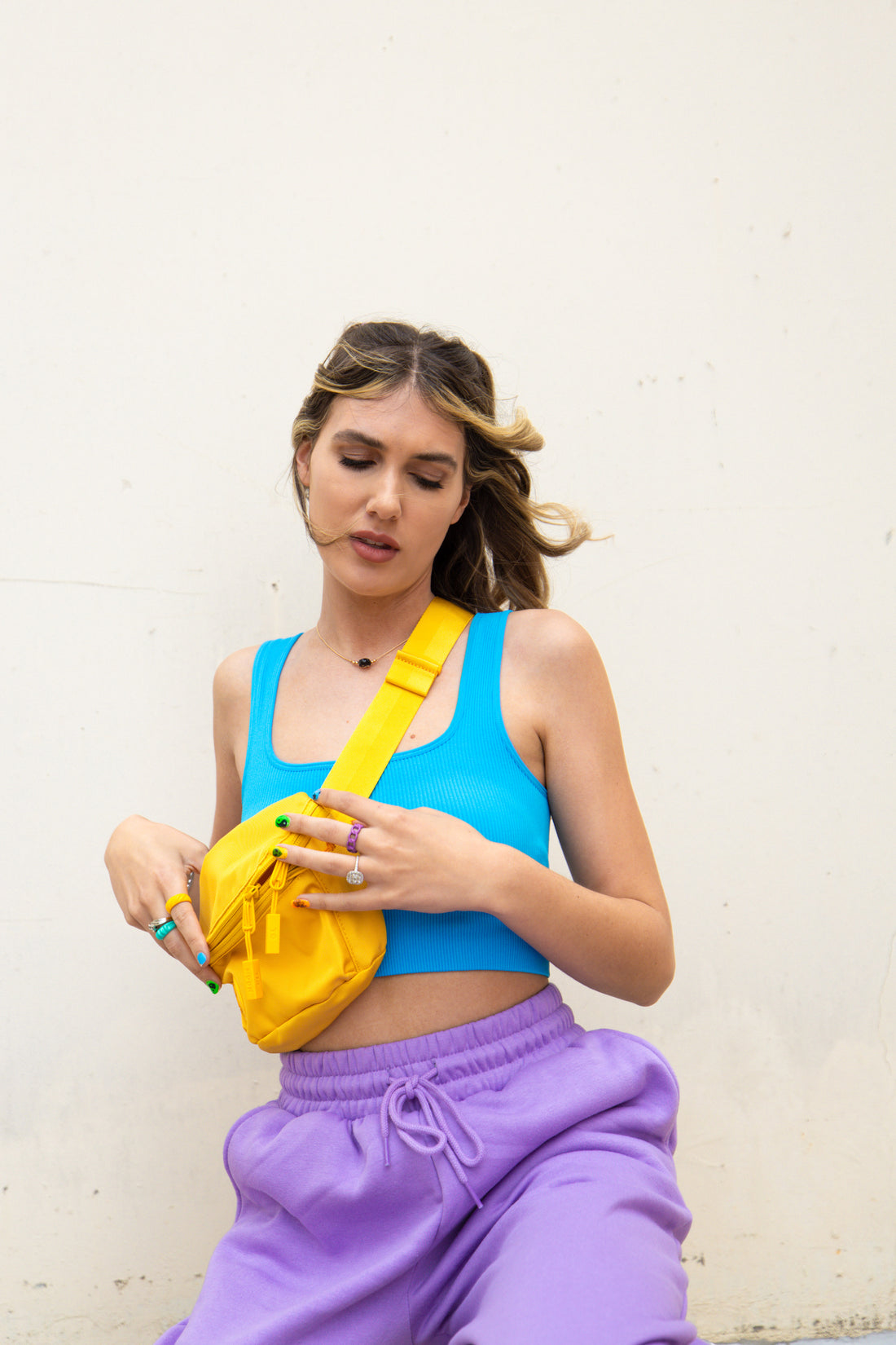 Clear as Day Square Neck Lounge Tank (L/XL)