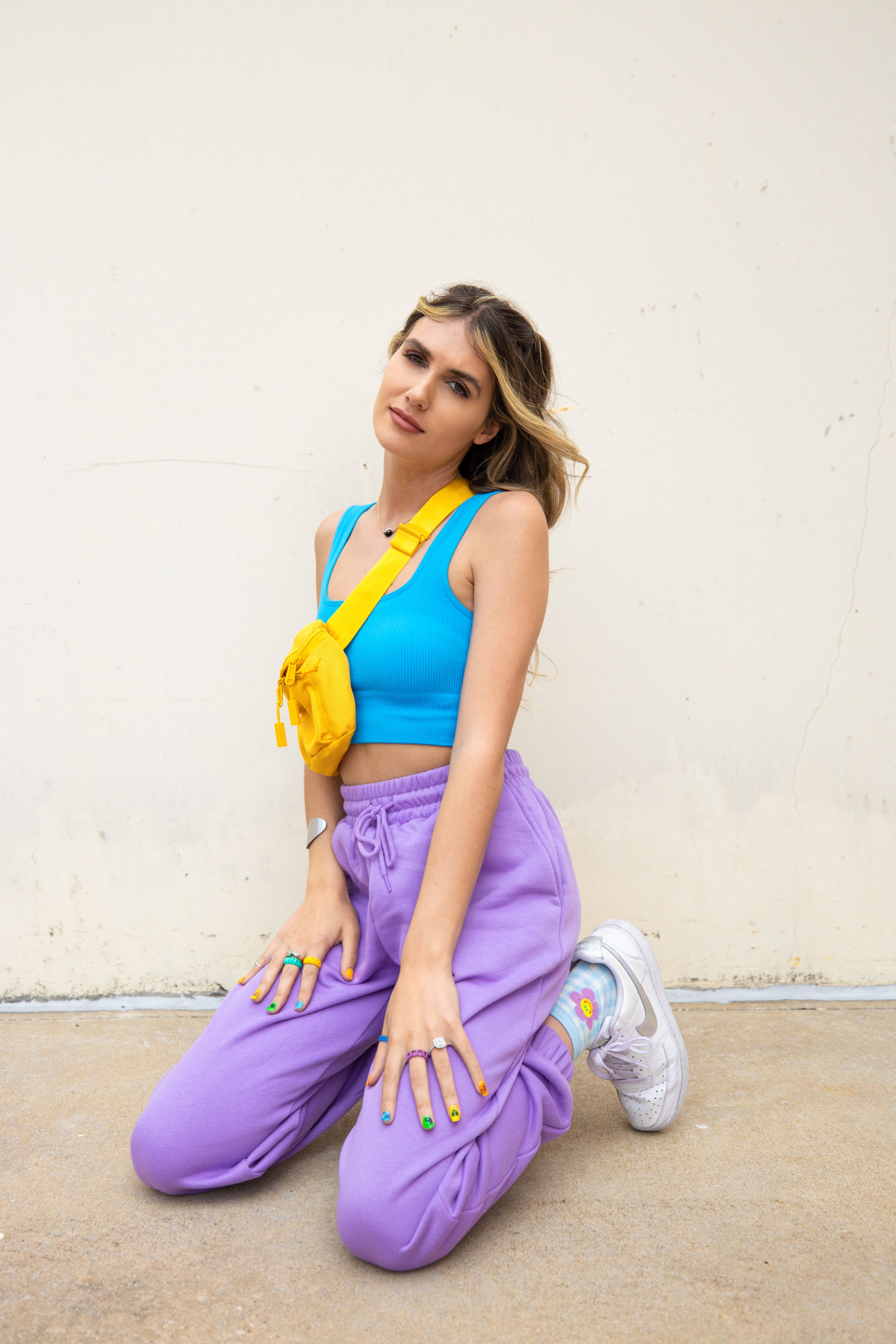 Clear as Day Square Neck Lounge Tank (L/XL)