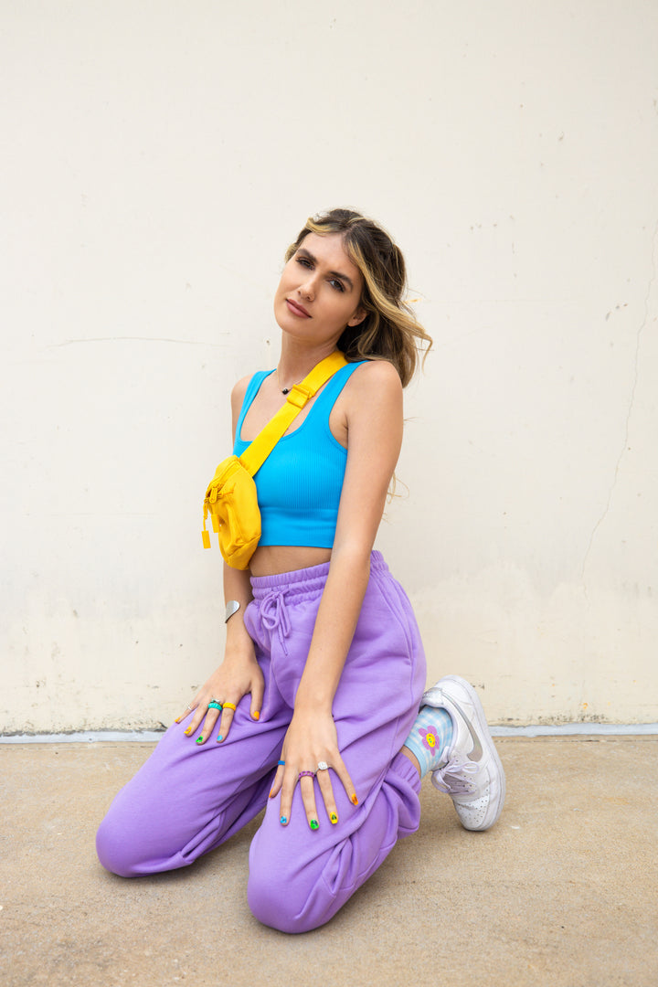 Clear as Day Square Neck Lounge Tank (L/XL)