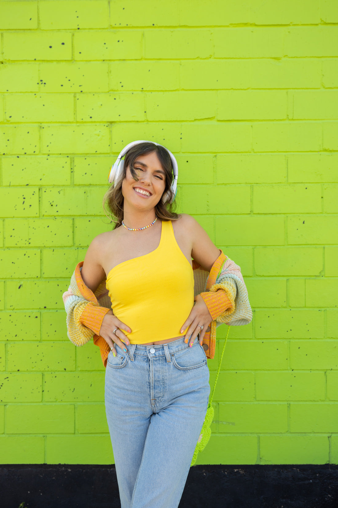 Take Me Away One Shoulder Tank (Small)