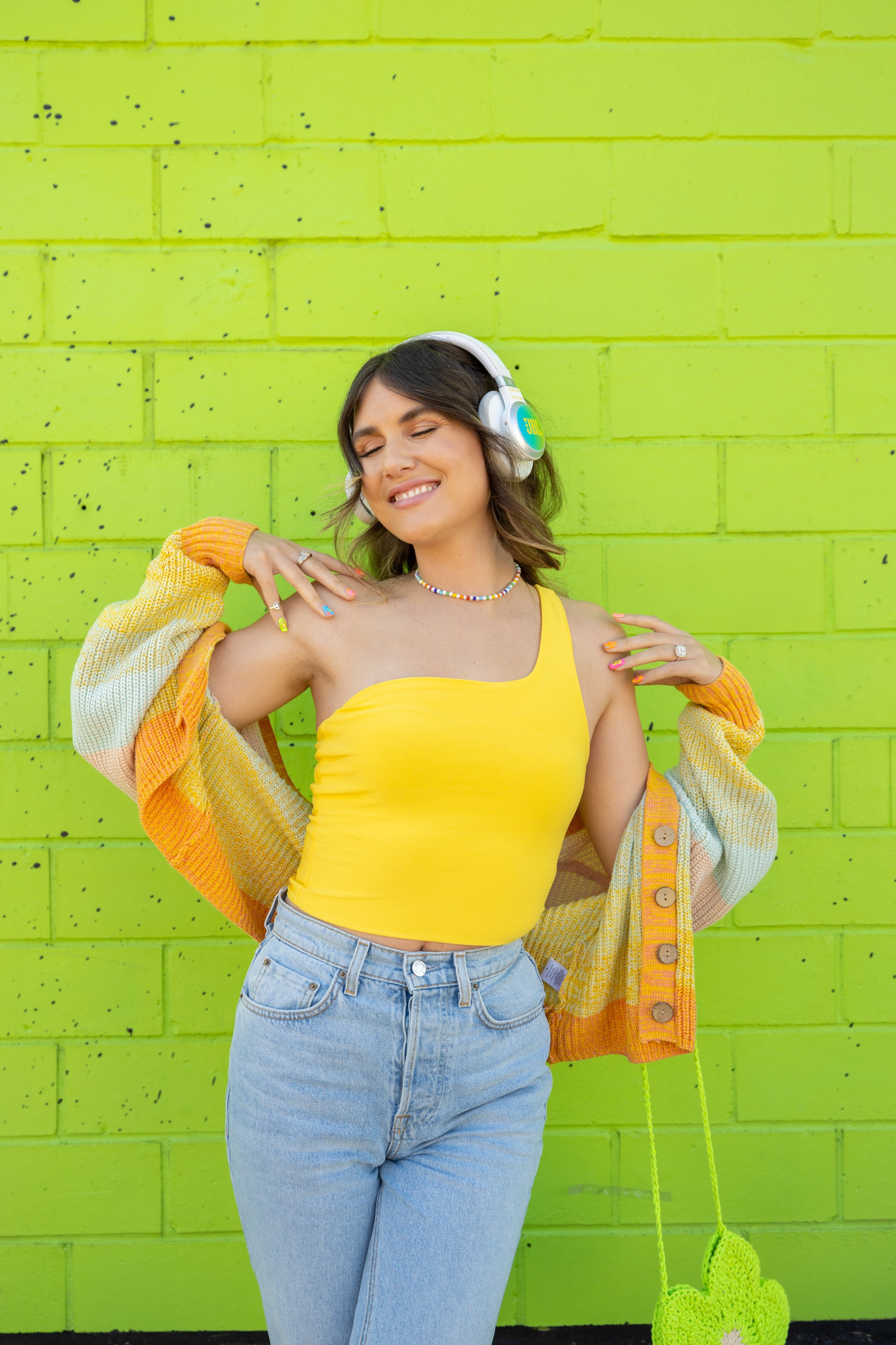 Take Me Away One Shoulder Tank (Small)