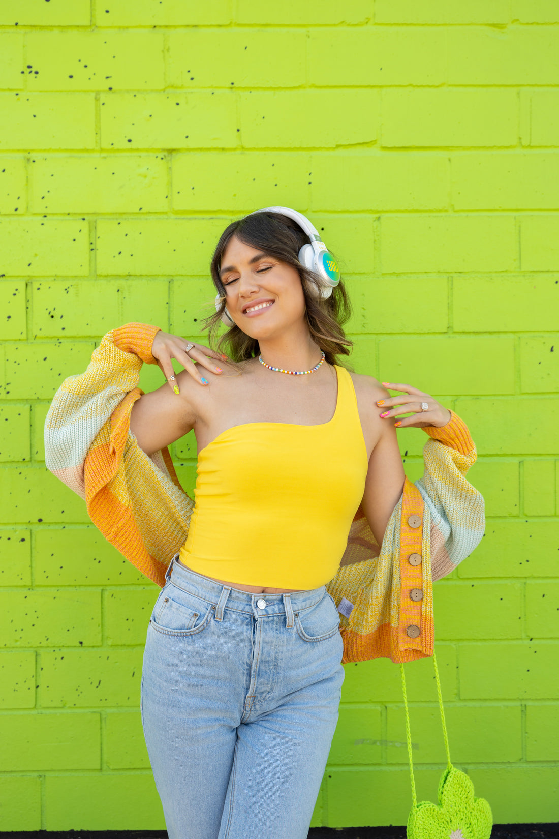 Take Me Away One Shoulder Tank (Small)