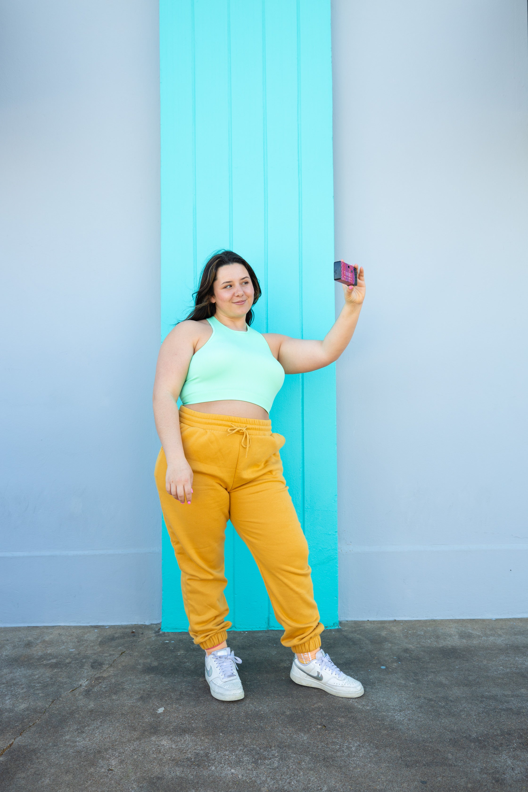 Mint long-line Lounge Tank (L-3X)