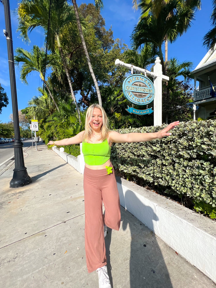 Poppy Lime Tank