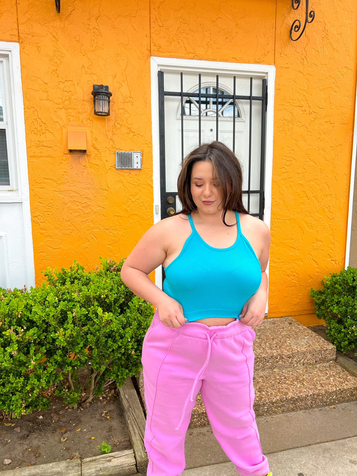 Ice Blue Lounge Tank (L-3XL))